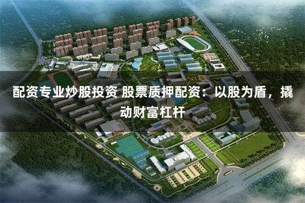配资专业炒股投资 股票质押配资：以股为盾，撬动财富杠杆