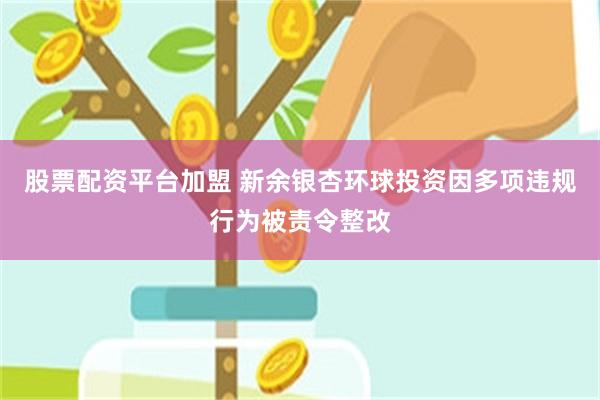 股票配资平台加盟 新余银杏环球投资因多项违规行为被责令整改