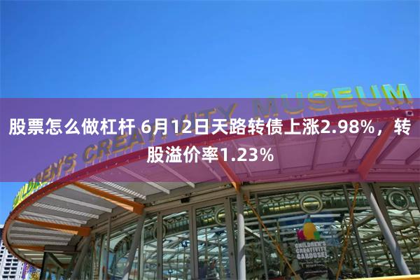 股票怎么做杠杆 6月12日天路转债上涨2.98%，转股溢价率1.23%